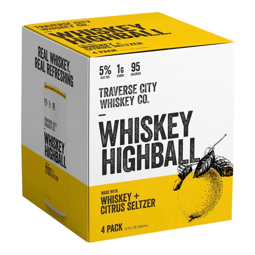 Traverse City Citrus Highball 4pk Ready-To-Drink Cocktails Traverse City Whiskey Co.   