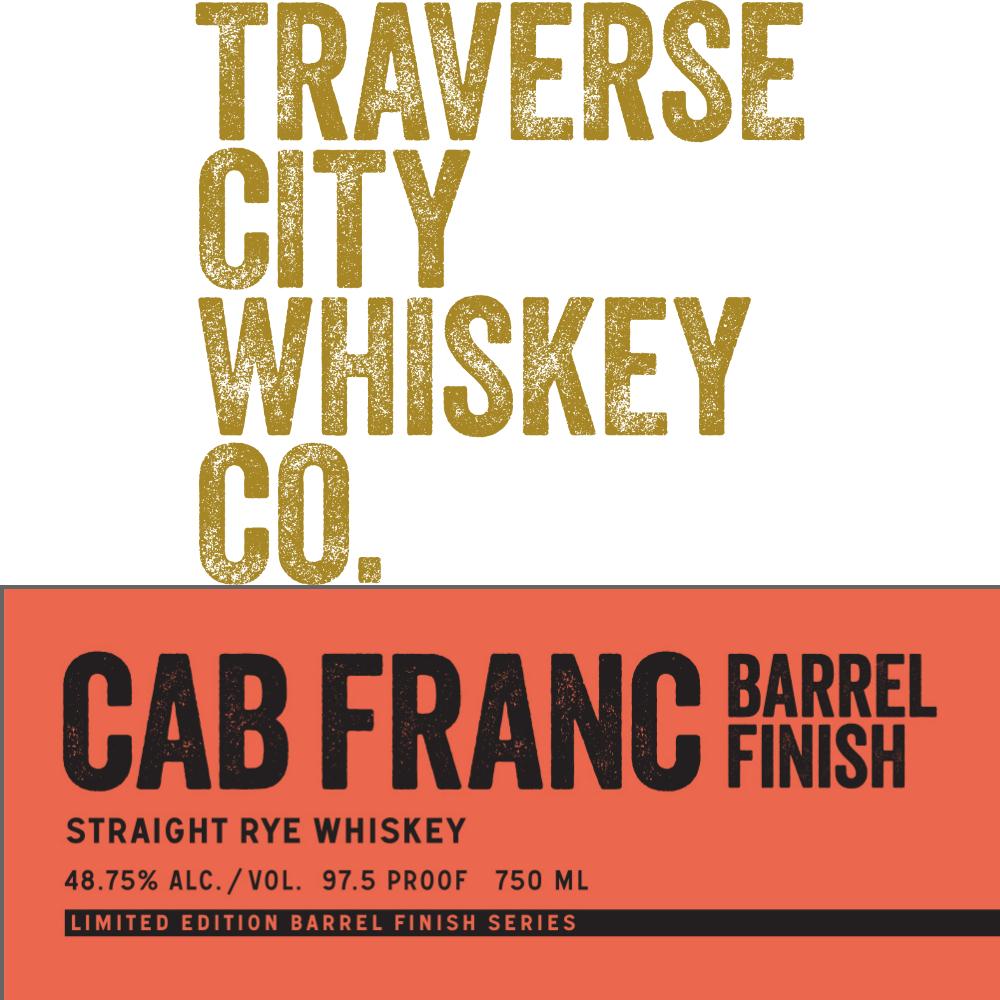 Traverse City Whiskey Co. Cab Franc Barrel Finish Rye Whiskey Traverse City Whiskey Co.   