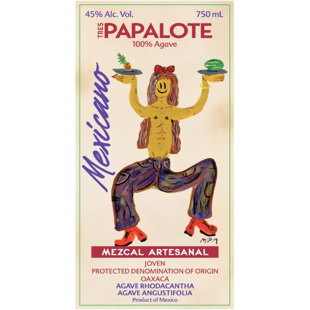 Tres Papalote Mexicano Mezcal By Cheech Marin Mezcal Tres Papalote