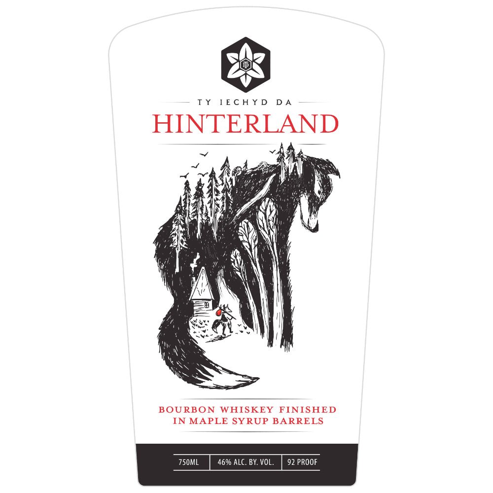 Ty Iechyd Da Hinterland Bourbon Finished in Maple Syrup Barrels Bourbon Ty Iechyd Da Distillery   