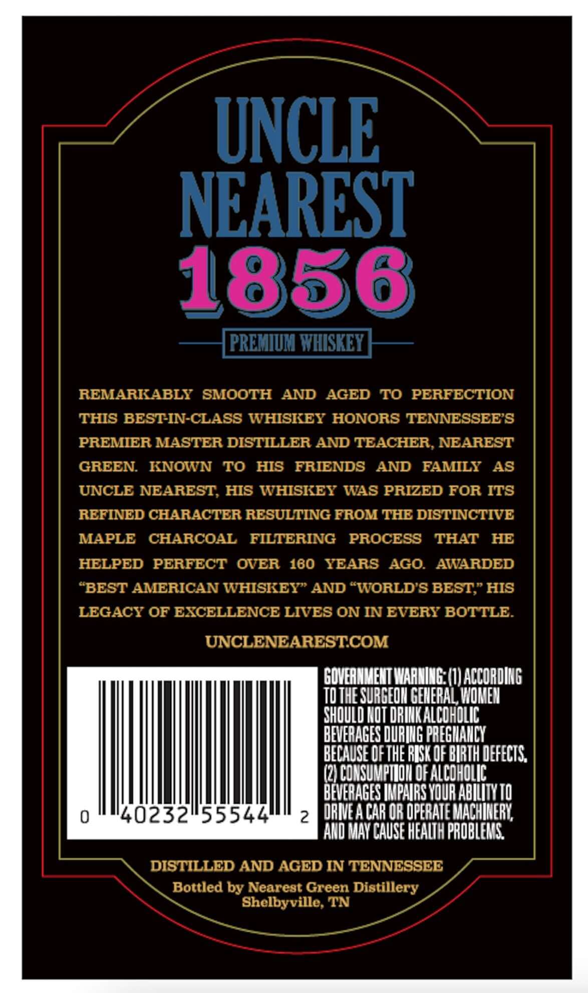 Uncle Nearest 1856 Premium Whiskey 375ml  Uncle Nearest   