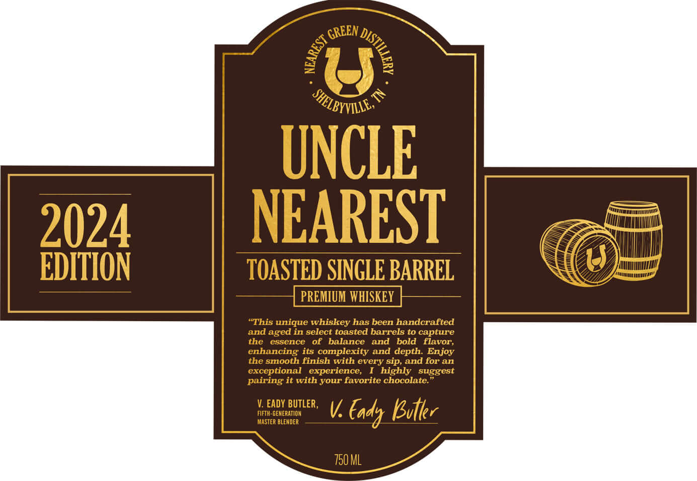 Uncle Nearest 2024 Edition Toasted Single Barrel Premium Whiskey Whiskey Uncle Nearest