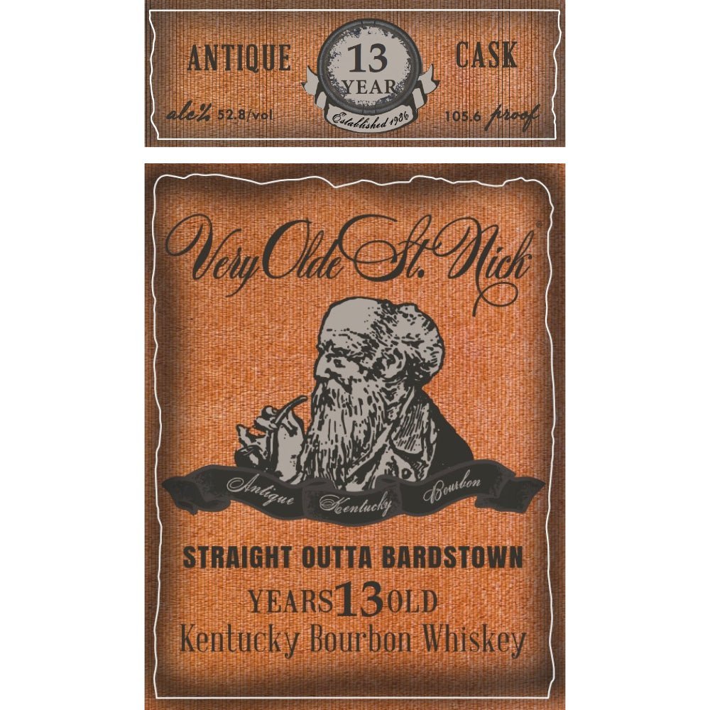 Very Olde St. Nick Straight Outta Bardstown 13 Year Old Bourbon Olde St. Nick   