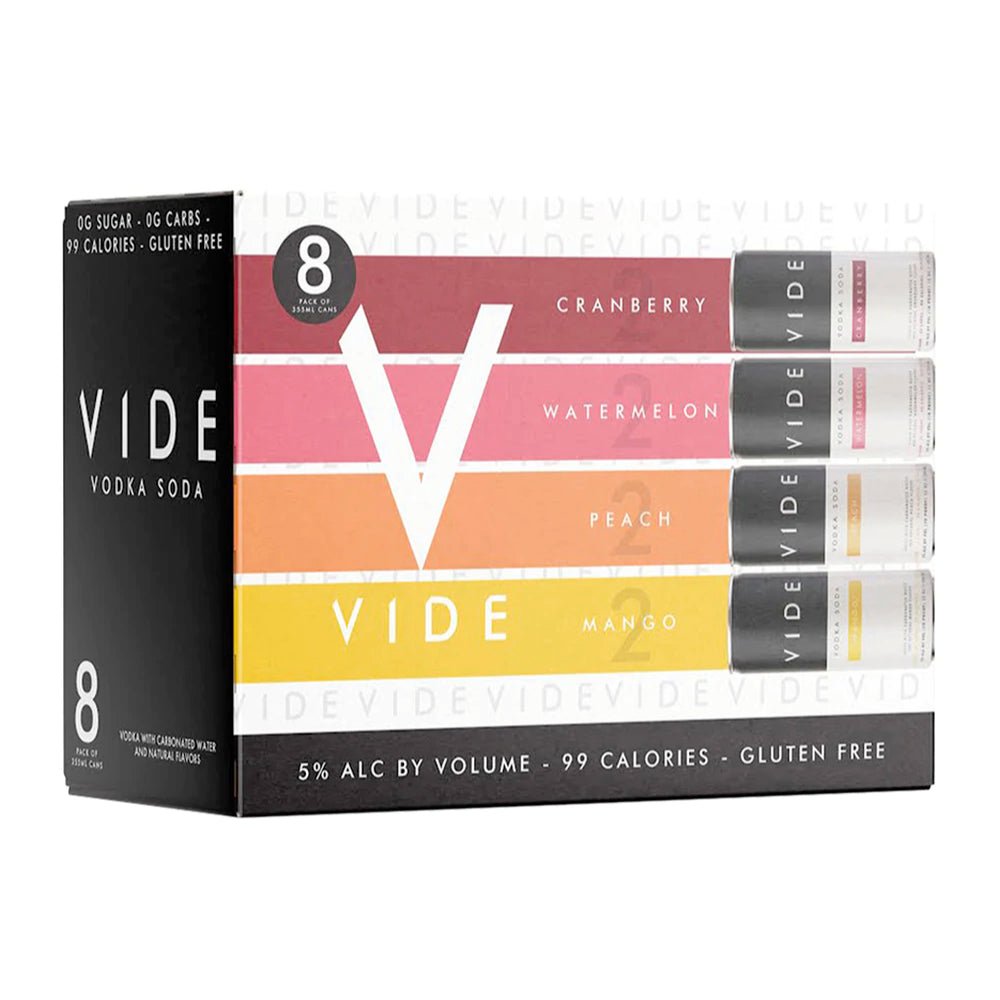 VIDE Vodka Soda Variety 8PK Hard Seltzer VIDE   