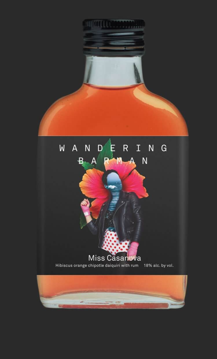 Wandering Barman Miss Casanova- Spicy Hibiscus Daiquiri 100ml Alcoholic Beverages Wandering Barman   