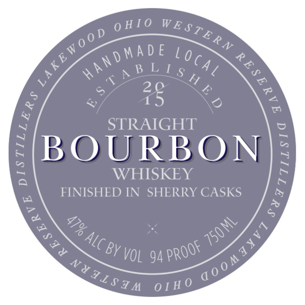 Western Reserve Bourbon Finished in Sherry Casks Bourbon Western Reserve Distillers   