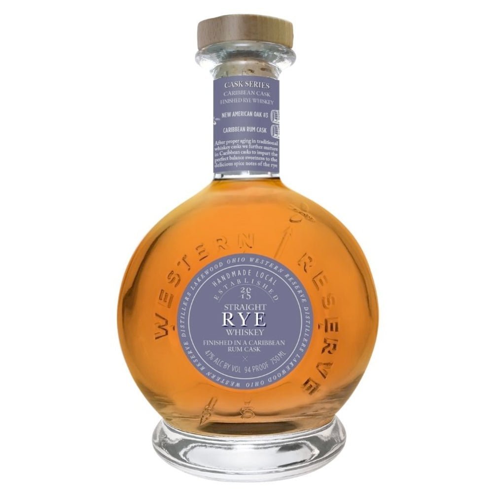 Western Reserve Caribbean Rum Cask Finished Straight Rye Rye Whiskey Western Reserve Distillers   