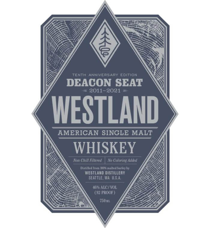 Westland Deacon Seat Tenth Anniversary Edition American Whiskey Westland