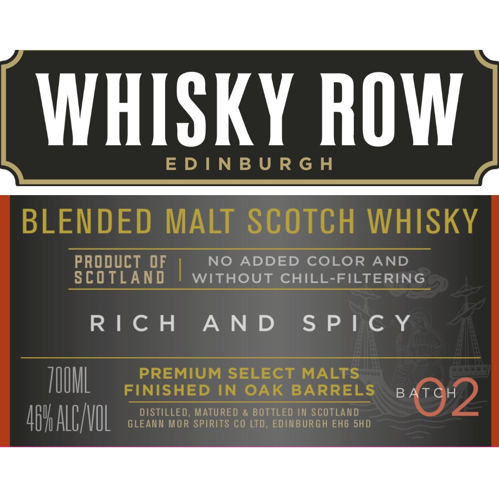 Whisky Row Rich and Spicy Batch 02 Scotch Whisky Row