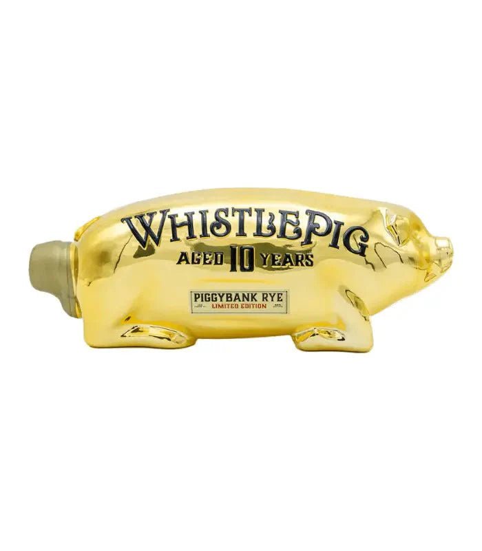 WhistlePig Limited Edition 10 Years Aged Gold Edition Piggybank Rye 1L Rye WhistlePig