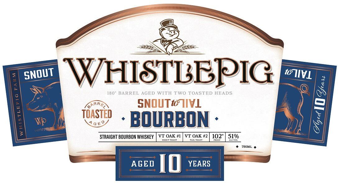 WhistlePig Snout to Tail Bourbon 10-Year-Old Straight Bourbon Whiskey WhistlePig