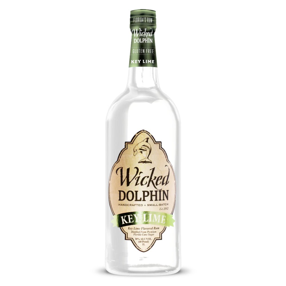 Wicked Dolphin Key Lime Rum 1L Rum Wicked Dolphin Rum   