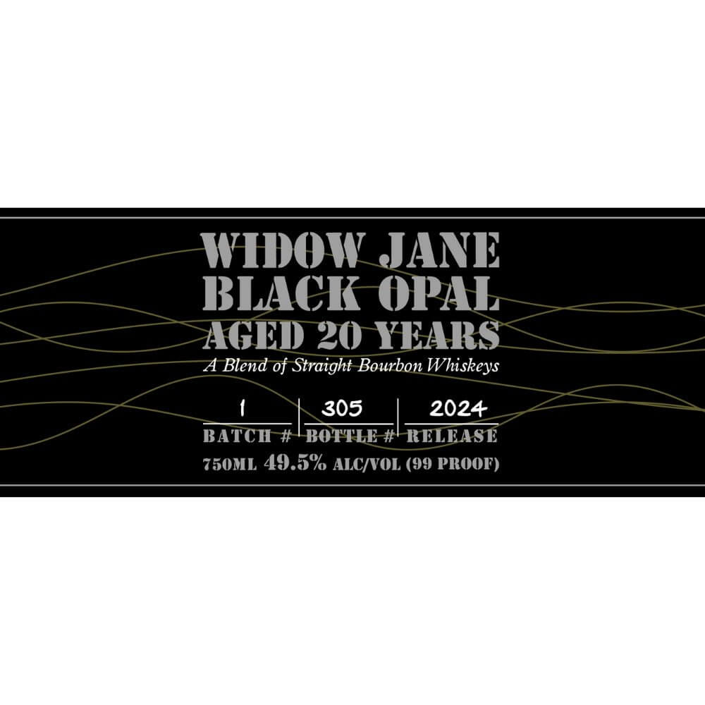 Widow Jane Black Opal Straight Bourbon 2024 Release Bourbon Widow Jane   