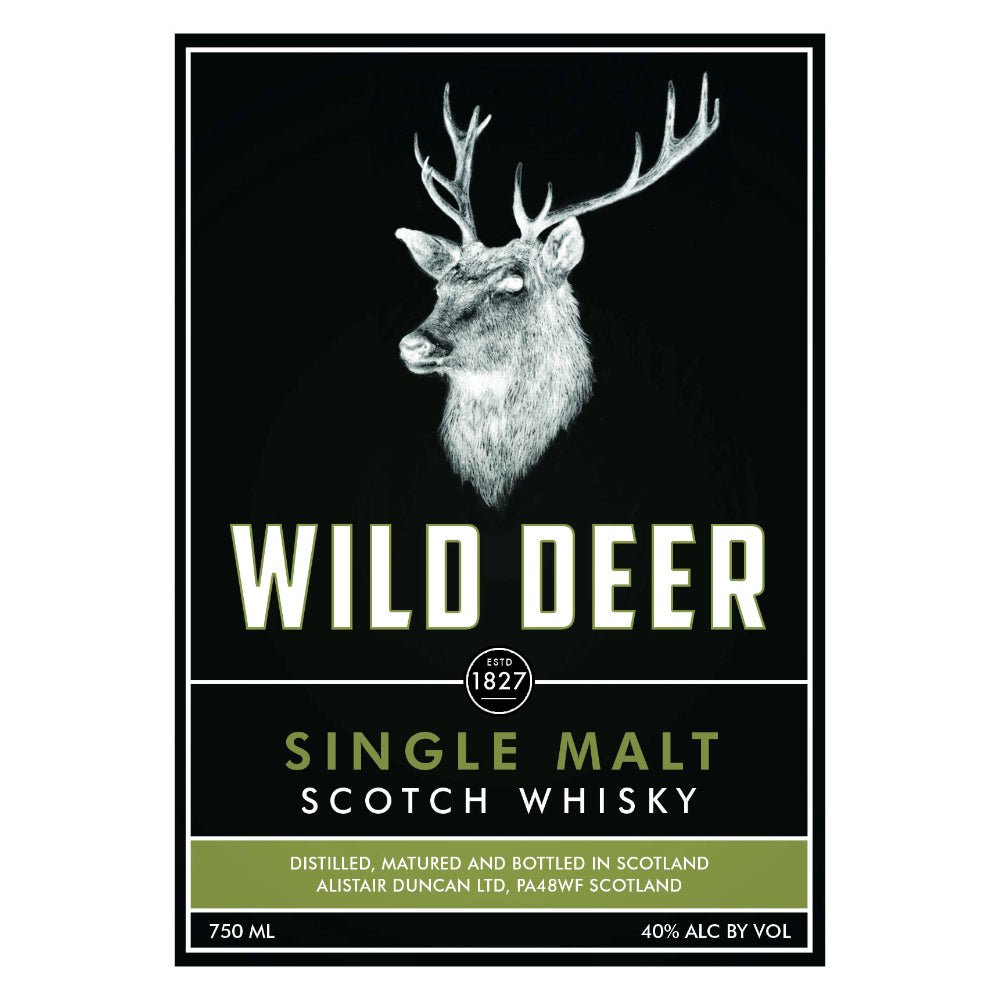 Wild Deer Single Malt Scotch 8 Year Old Scotch Wild Deer