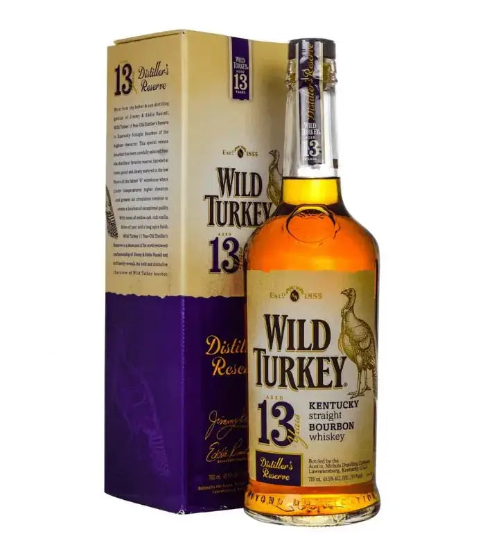 Wild Turkey 13 Years Old Distiller's Reserve Bourbon Whiskey 700mL Bourbon Wild Turkey