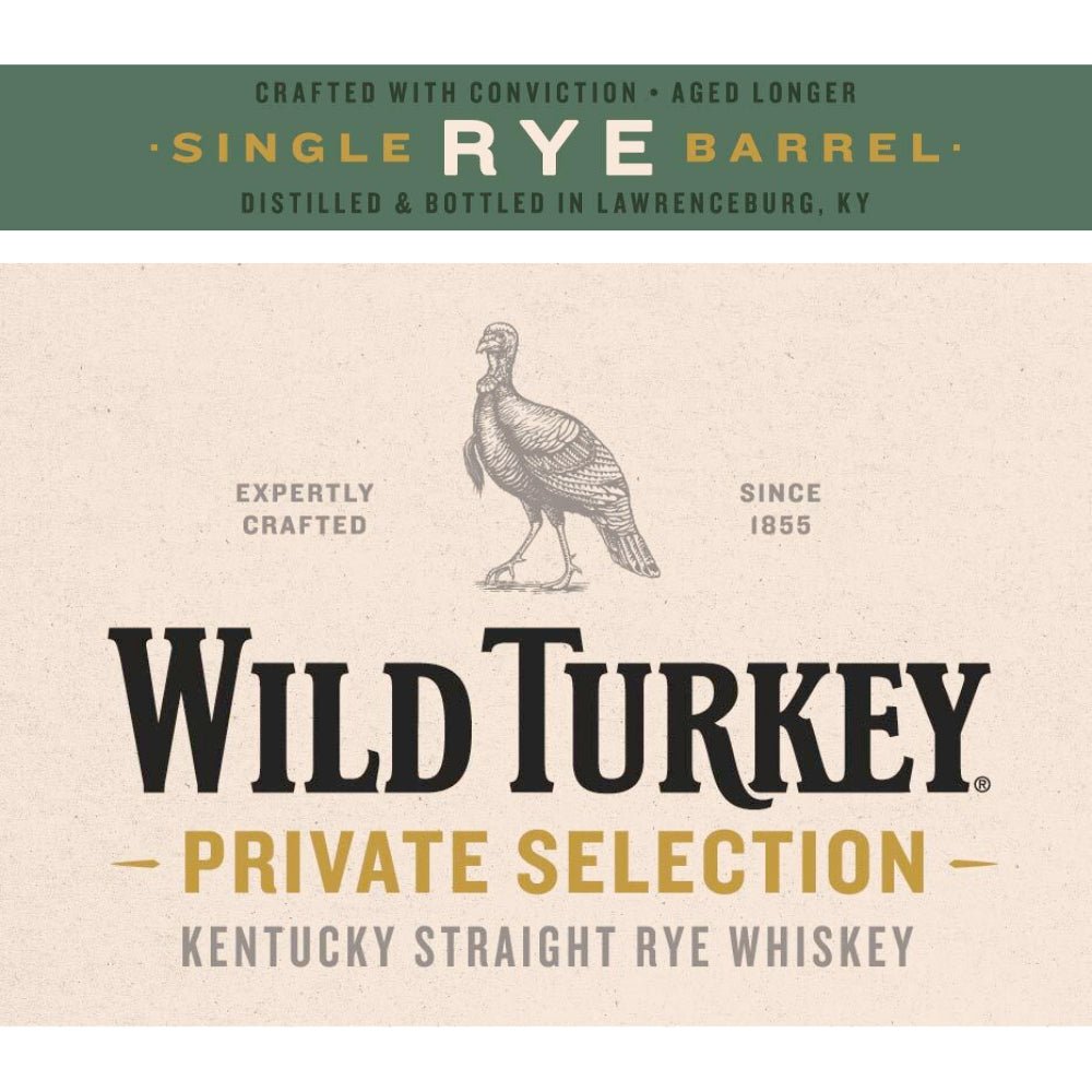 Wild Turkey Private Selection Single Barrel Rye Whiskey Rye Whiskey Wild Turkey   