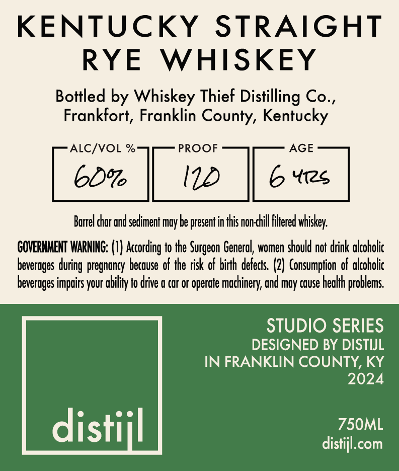 Will & A Way 6-Year Kentucky Straight Rye Whiskey - 120 Proof Straight Rye Whiskey Will & A Way   