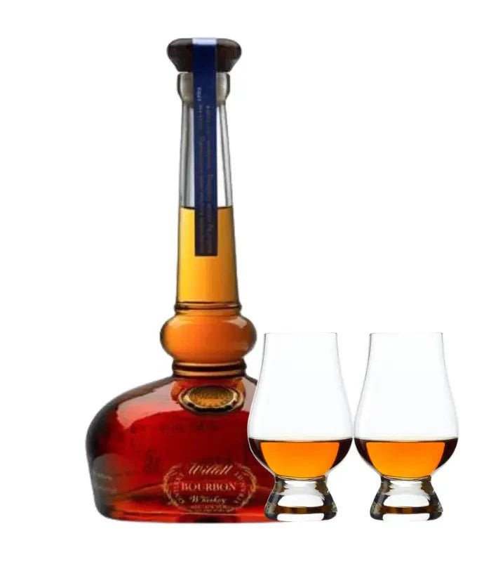 Willett Pot Still Reserve Bourbon Whiskey & Glencairn Set Bundle Bourbon Willett