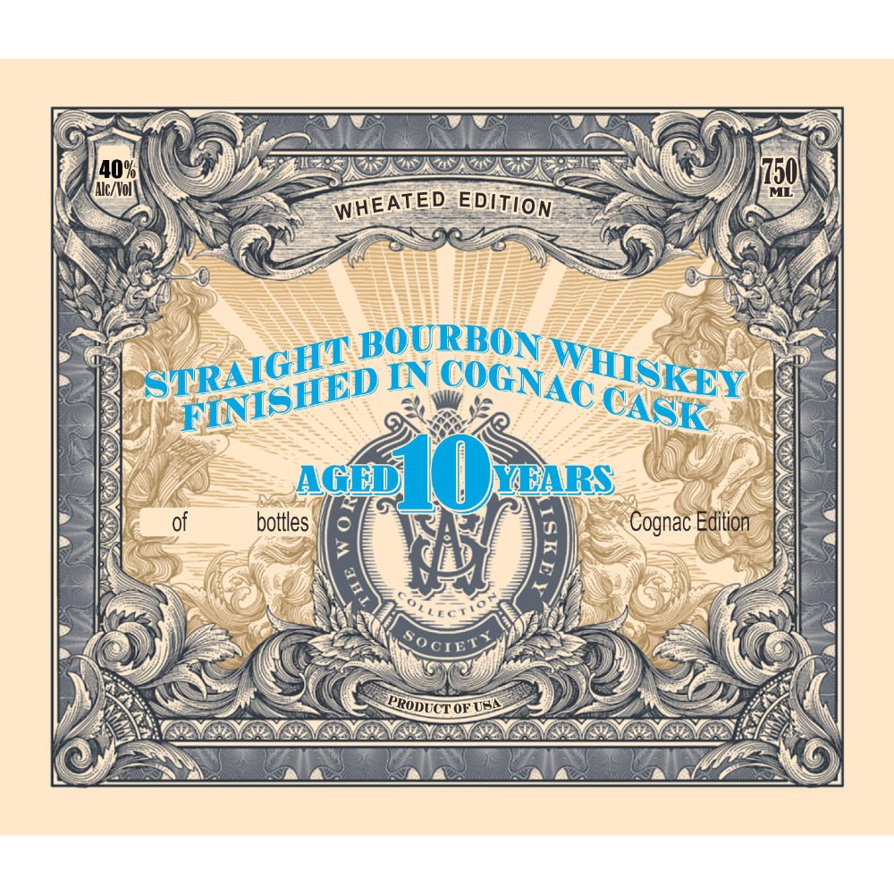 World Whiskey Society 10 Year Cognac Edition Wheated Bourbon Bourbon World Whiskey Society   