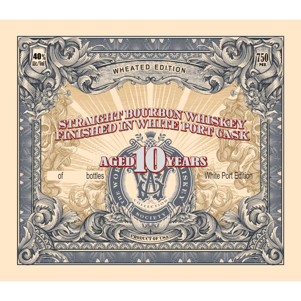 World Whiskey Society 10 Year White Port Edition Wheated Bourbon Bourbon World Whiskey Society   