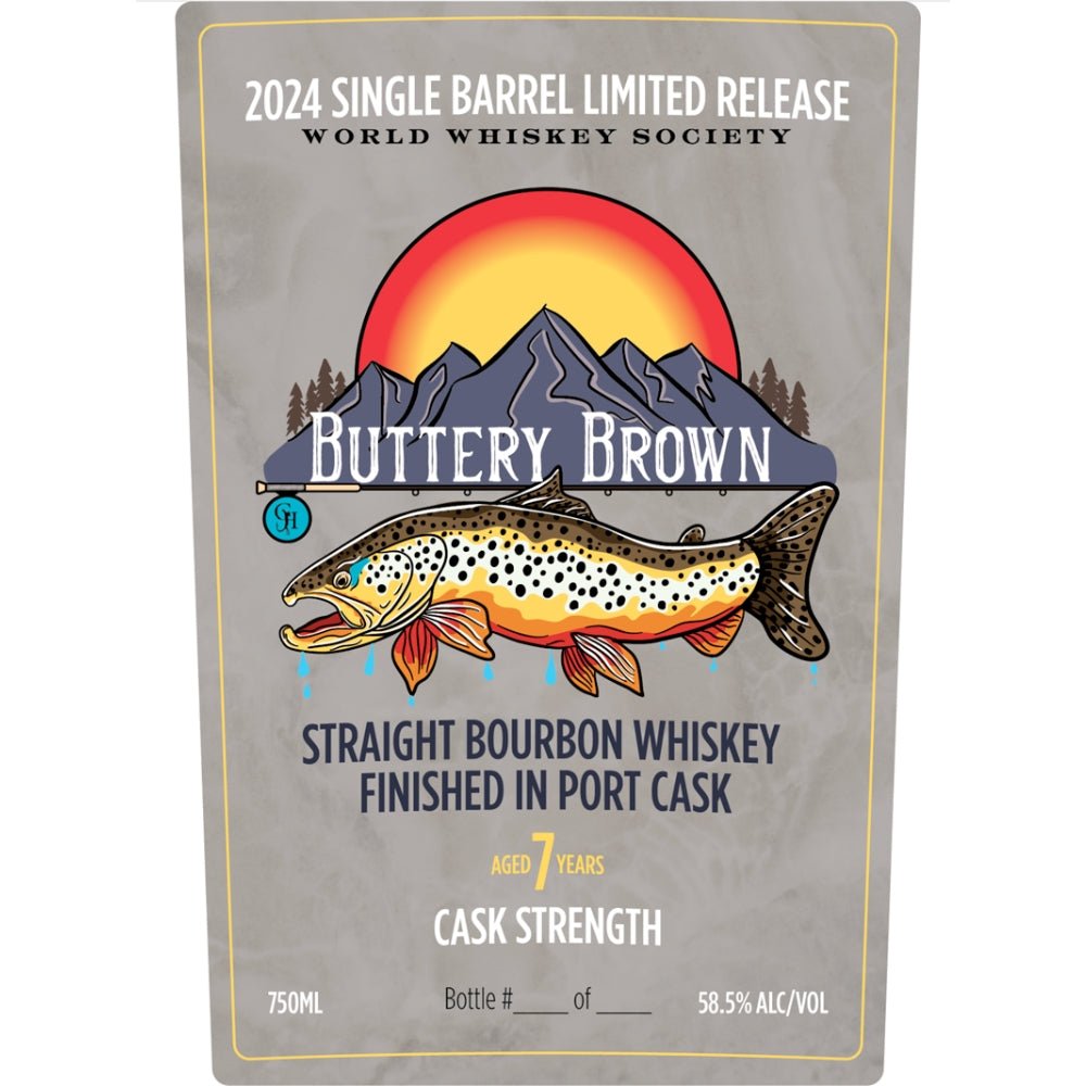 World Whiskey Society Buttery Brown Port Cask Bourbon Bourbon World Whiskey Society   