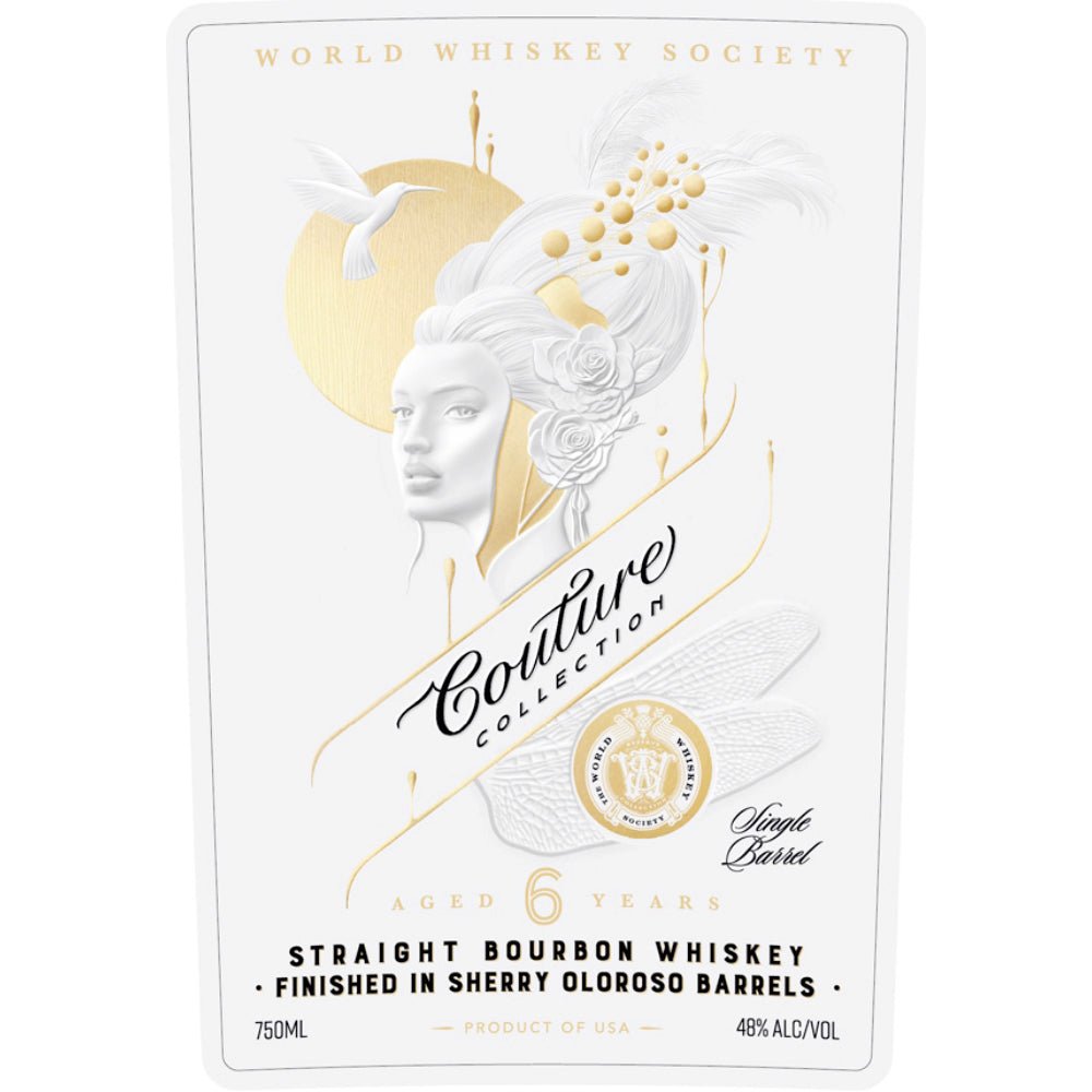 World Whiskey Society Couture Collection Bourbon Finished in Sherry Oloroso Barrels Bourbon World Whiskey Society   