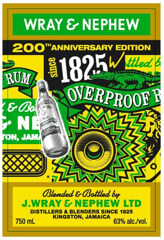 Wray & Nephew Overproof Rum 200th Anniversary Edition Jamaican Rum  Wray & Nephew   