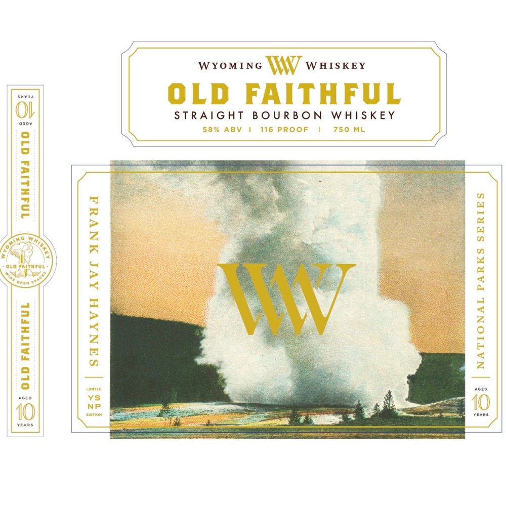 Wyoming Whiskey Old Faithful 10 Year Old Bourbon Bourbon Yellowstone   