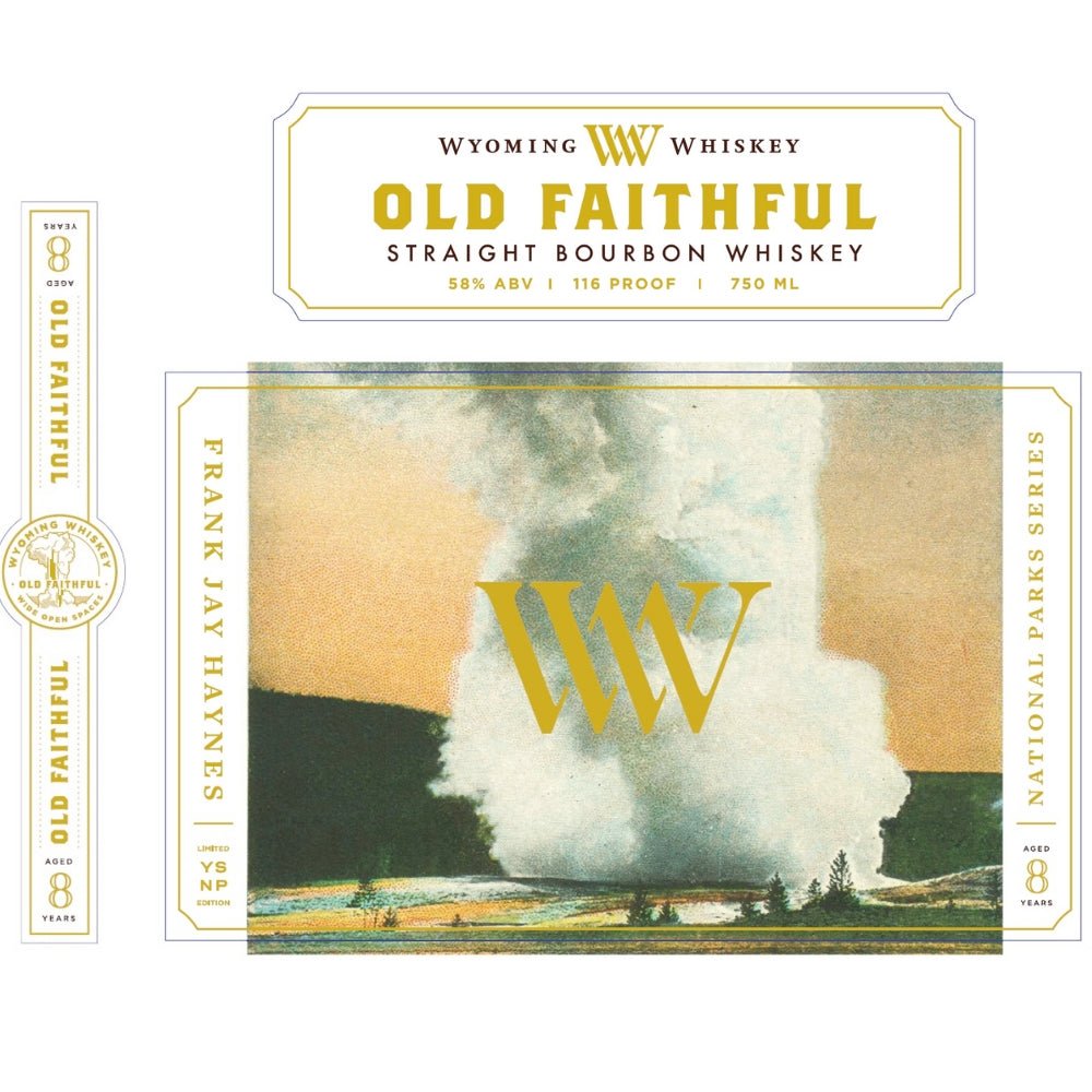 Wyoming Whiskey Old Faithful 8 Year Old Bourbon Bourbon Yellowstone   