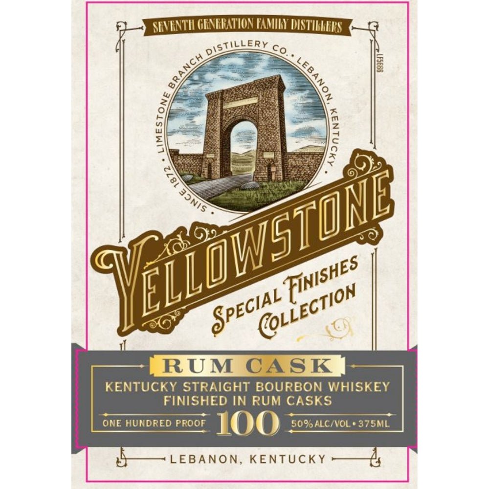 Yellowstone Special Finishes Collection Rum Cask Bourbon 375ml Bourbon Yellowstone   